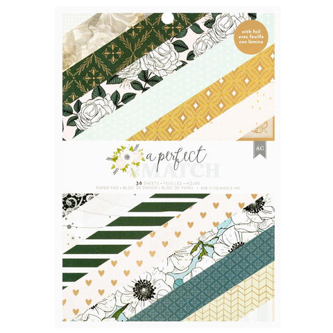 American Crafts 6x8 Paper Pad - A Perfect Match