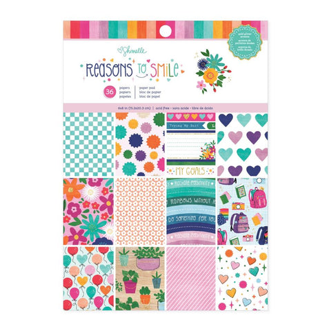 American Crafts 6x8 Paper Pad - Shimelle - Reasons To Smile