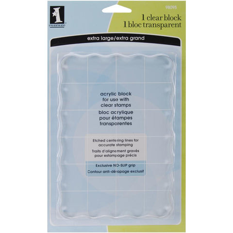 Inkadinkado Clear Block - Extra Large