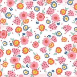 American Crafts 12x12 Lucky Charm Vellum - Heart Springs