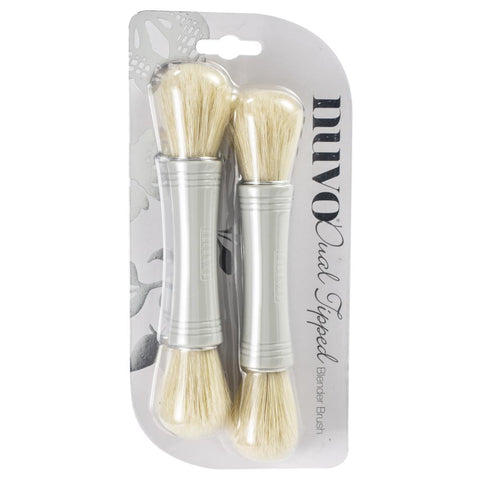 Nuvo Nylon Brushes - Dual Tipped Blender Brush - 2 Pack