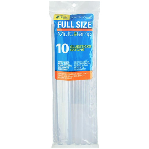 Ad tech Multi Temp Full Size Glue Sticks - 10