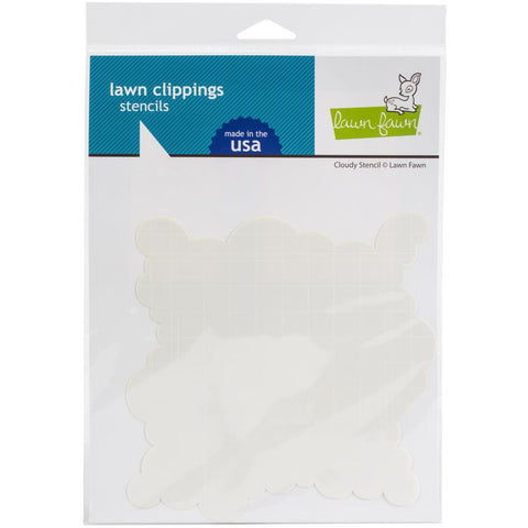 Lawn Fawn Cloudy Stencil