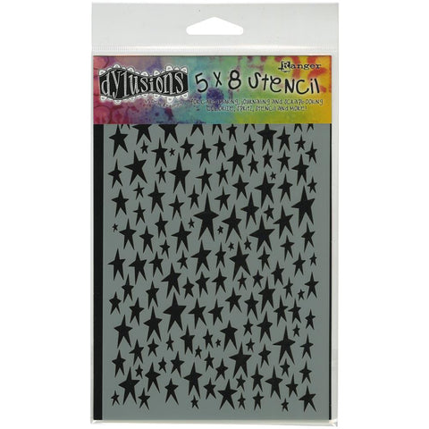 Ranger Dylusions Stencil - Stars Small