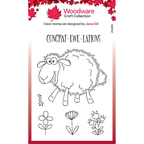 Woodware Stamps - Sadie The Sheep
