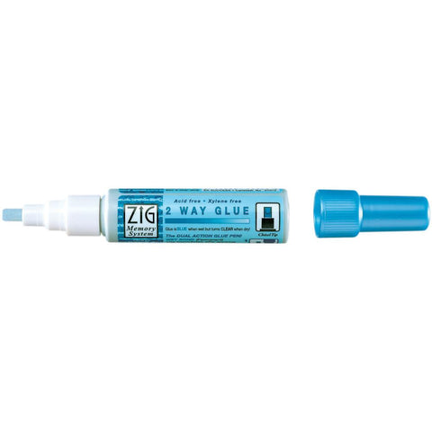 Zig 2-Way Glue Pen Bulk Chisel Tip
