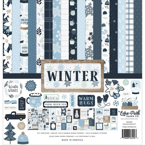 Echo Park 12x12 Paper  [Collection] -  Winter