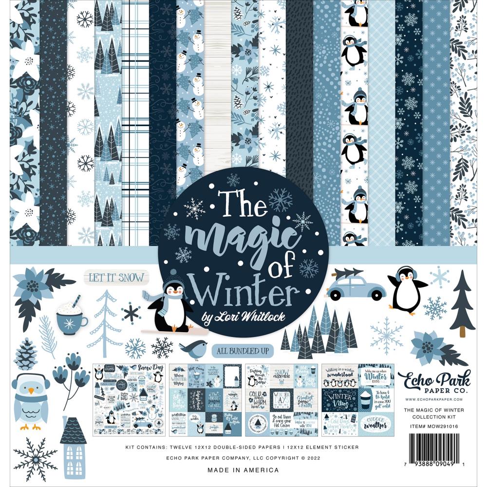 Echo Park 12x12 Paper  [Collection] -  The Magic Of Winter