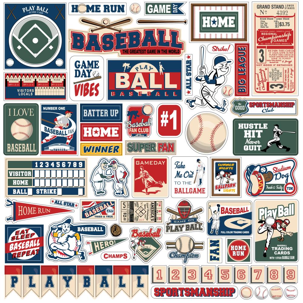 Carta Bella Stickers  - [Collection] - Home Run