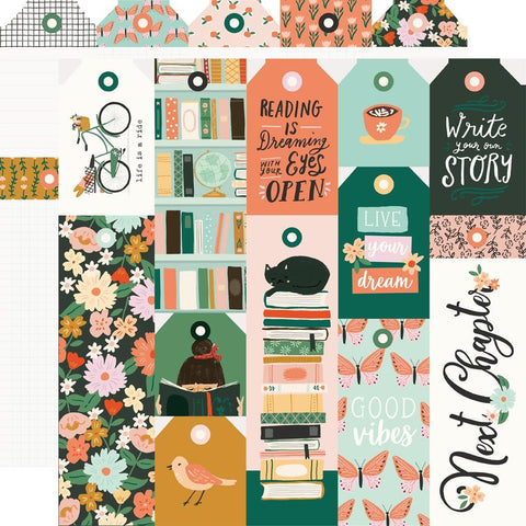 Simple Stories 12x12 Paper  [Collection]  - My Story - Tag & Bookmark Elements