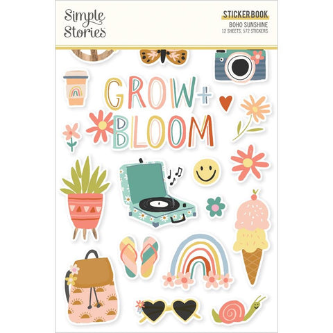 Simple Stories  Sticker Book  [Collection] - Boho Sunshine