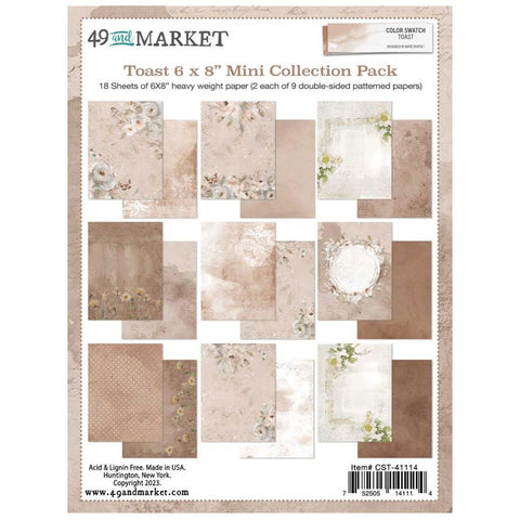49 and Market Toast 6x8" Mini Collection Pack [Collection]  - Color Swatch Toast