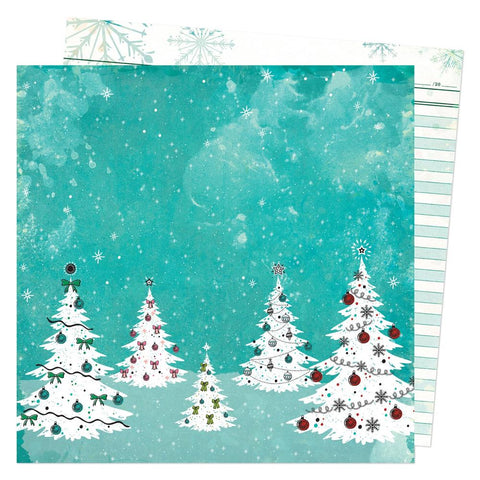 American Crafts [Vicki Boutin] 12x12 Papers - Peppermint Kisses - Winter Magic