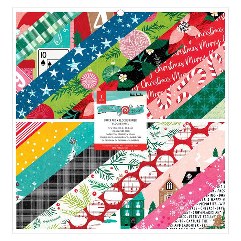 American Crafts [Vicki Boutin] 12x12 Papers - Peppermint Kisses