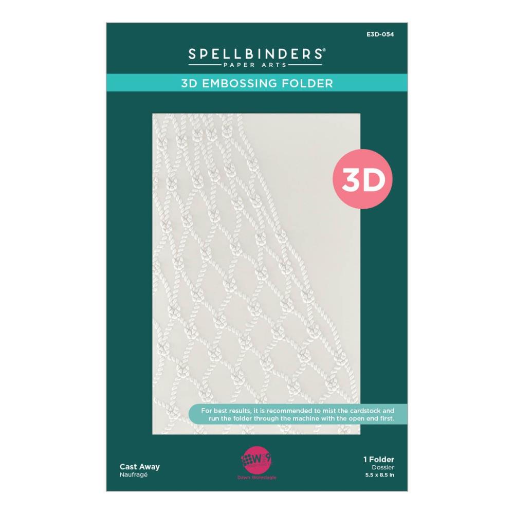 Spellbinders 3D Embossing Folder - Cast Away