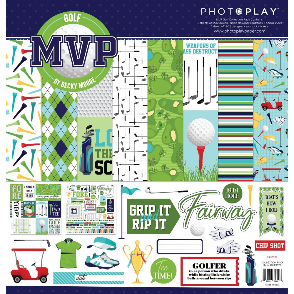 Photoplay 12x12 Paper  [Collection] - MVP golf