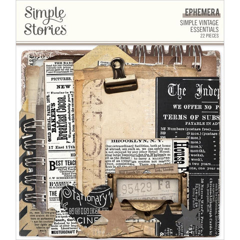 Simple Stories   Ephemera  [Collection] - Simple Vintage Essentials