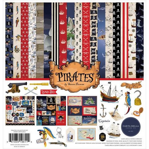 Carta Bella 12x12 Paper [Collection] - Pirates
