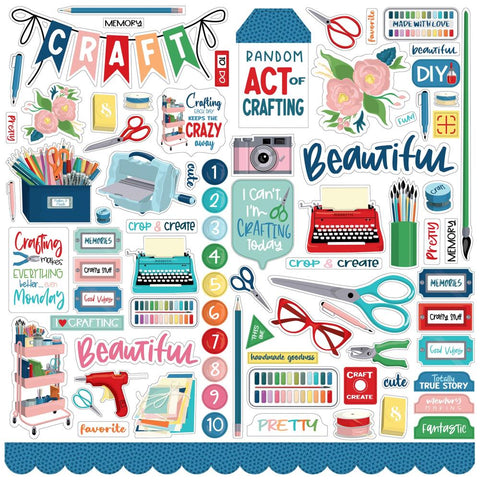 Carta Bella 12x12  Stickers  [Collection] - Happy Crafting