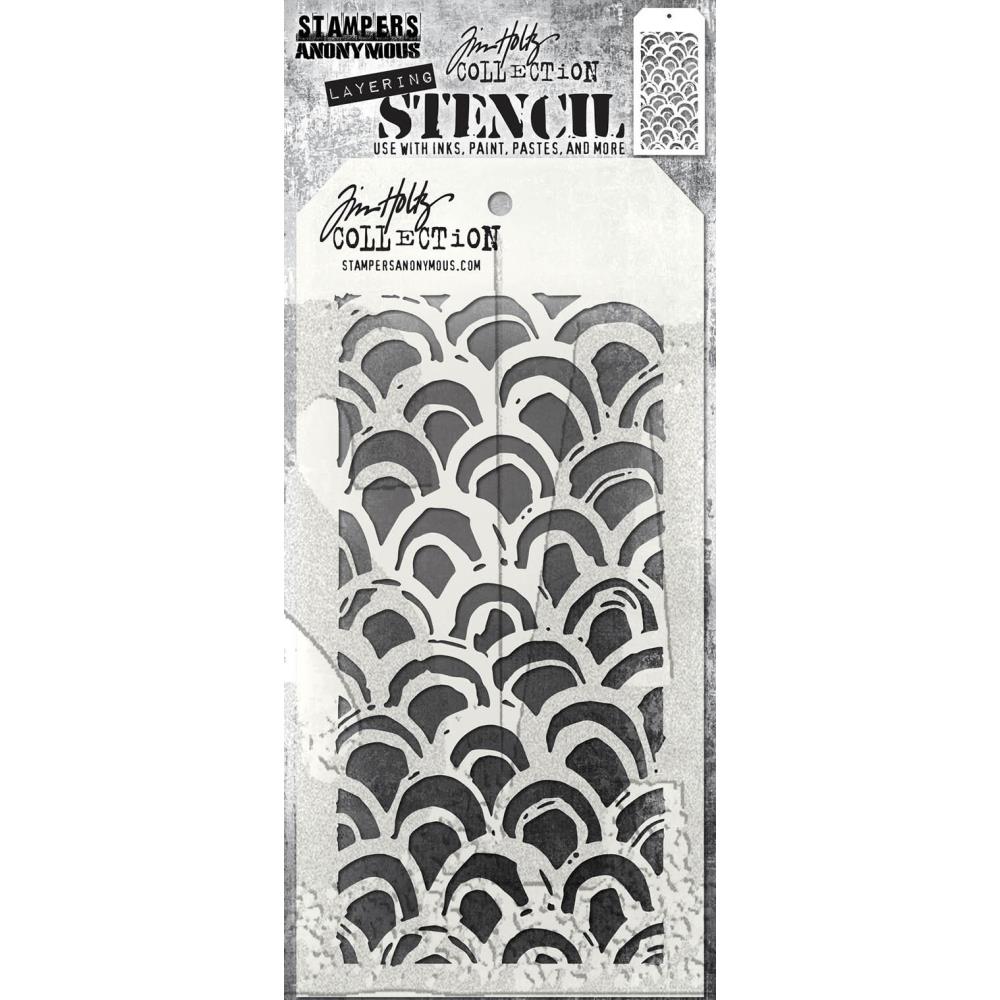 Tim Holtz Layering Stencil - Brush Arch