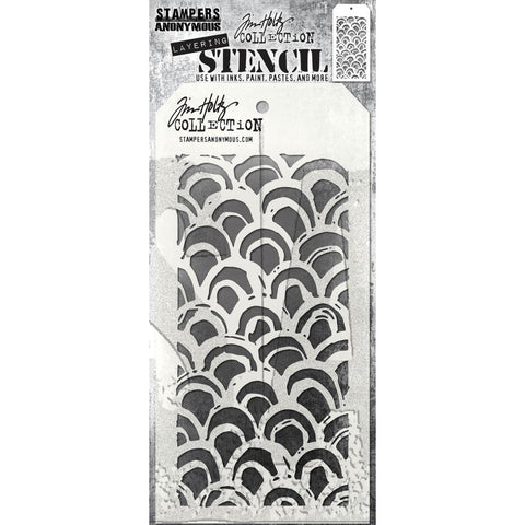 Tim Holtz Layering Stencil - Brush Arch