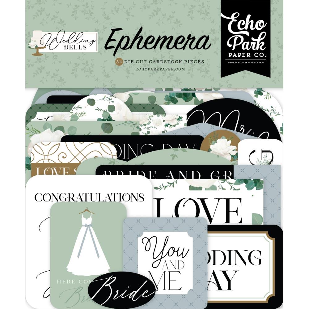 Echo Park Ephemera   [Collection] - Wedding Bells