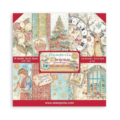 Stamperia 12x12 Paper [Collection] - Christmas Greetings
