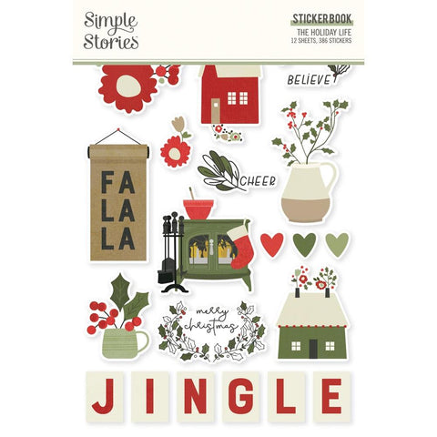 Simple Stories  Sticker Book  [Collection] - The Holiday Life