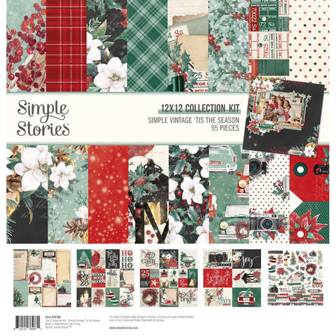 Simple Stories  12x12 Paper [Collection] - Simple Vintage Tis The Season