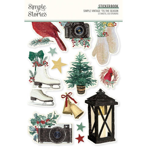 Simple Stories  Sticker Book  [Collection] - Simple Vintage Tis The Season