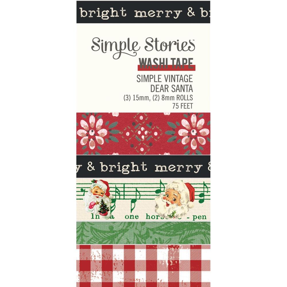 Simple Stories Carpe Diem Washi Tape [Collection] - Simple Vintage Dear Santa
