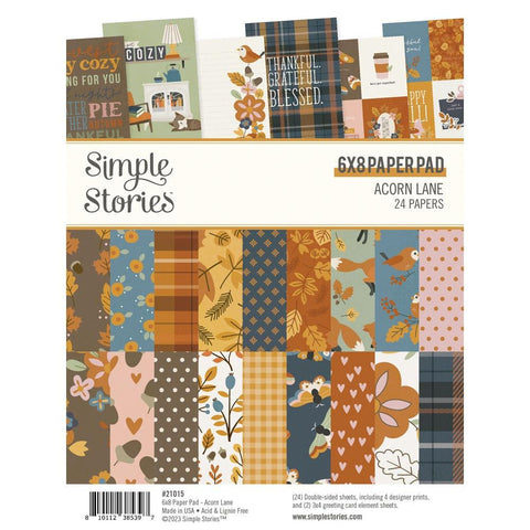 Simple Stories 6x8 Paper Pad  [Collection] - Acorn Lane