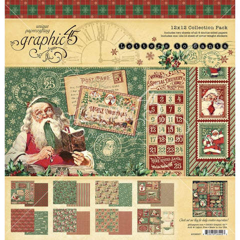 Graphic 45 12x12 Paper Collection [Collection] - Letters To Santa