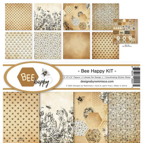 Reminisce 12x12  Paper  [Collection] - Bee Happy