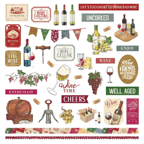 Photoplay 12x12 Stickers [Collection] - Vineyard