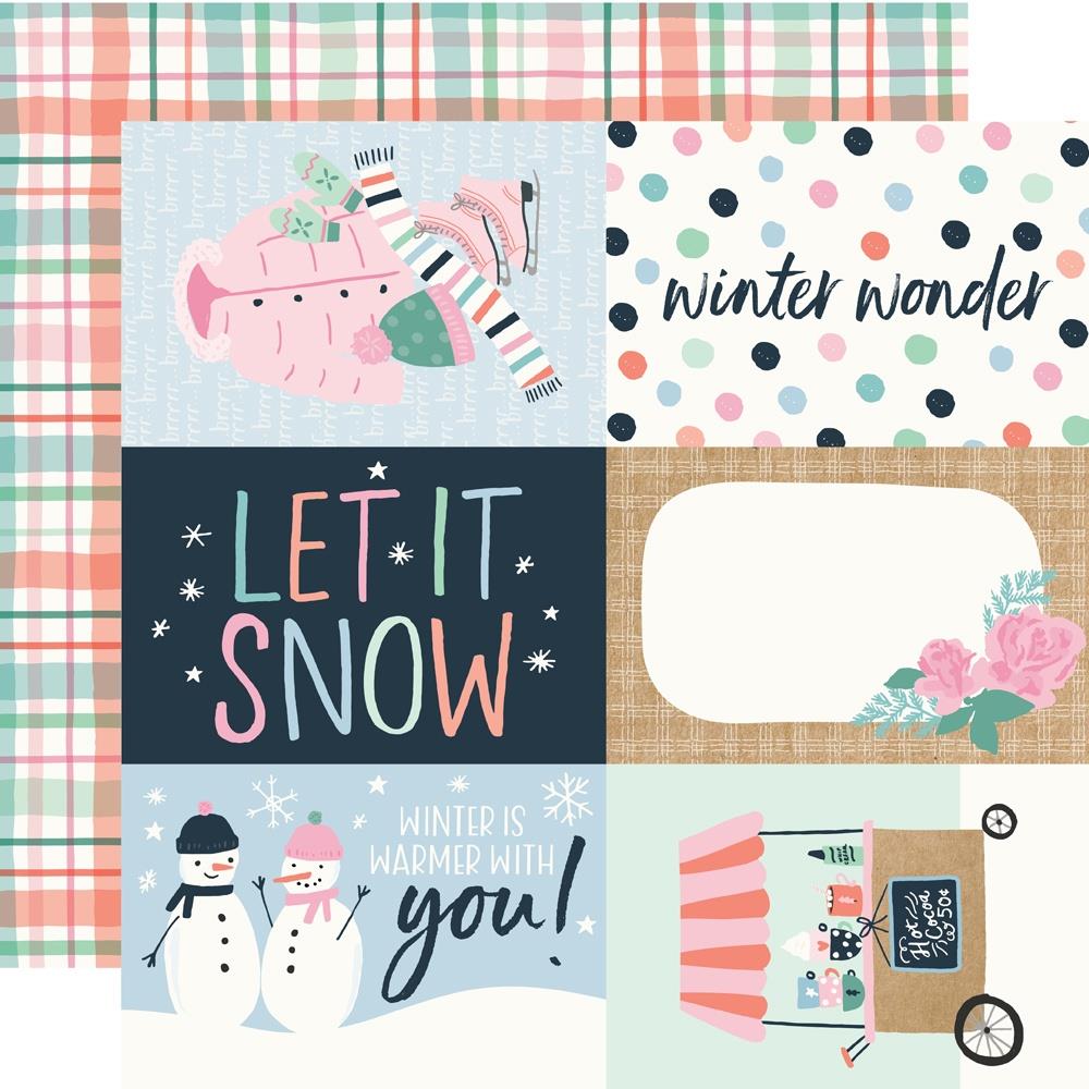 Simple Stories 12x12 Paper  [Collection]  - Winter Wonder - 4x6 Elements