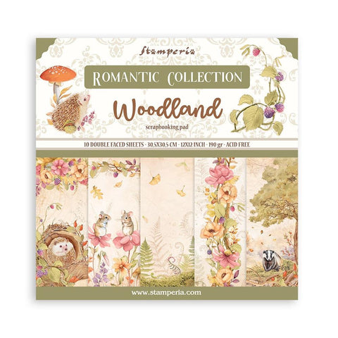 Stamperia 12x12 Paper [Collection] - Romantic Collection - Wioodland