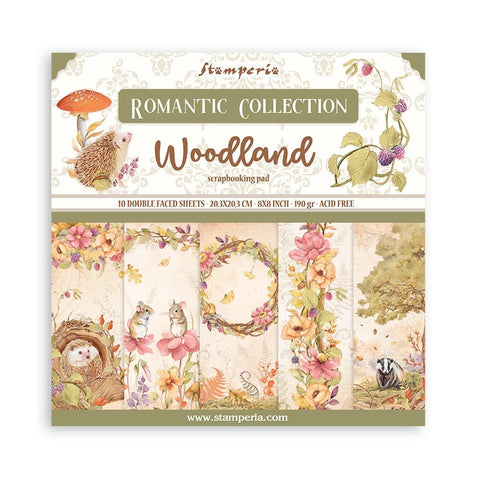 Stamperia 8x8 Paper [Collection] - Woodland