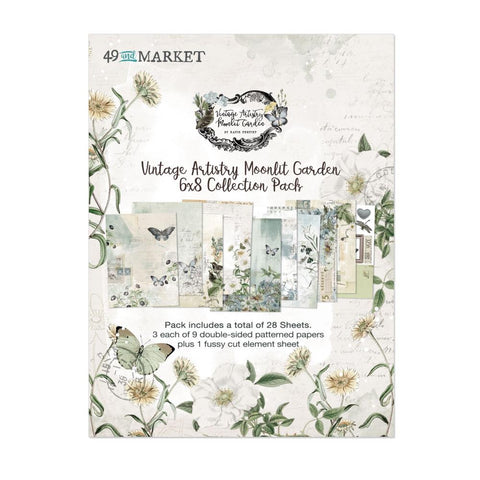 49 and Market 6x8 Collection Pack  - Vintage Artistry Moonlit Garden