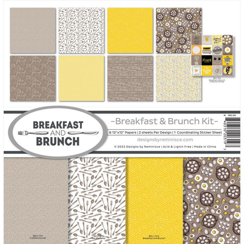 Reminisce 12x12 Collection Pack - [Collection] - Breakfast & Brunch