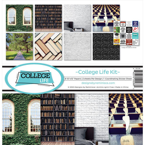 Reminisce 12x12 Collection Pack - [Collection] - College Life  Kit