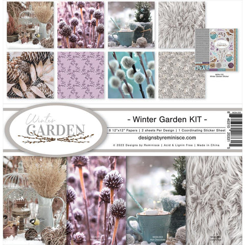Reminisce 12x12 Collection Pack - [Collection] - Winter Garden Kit