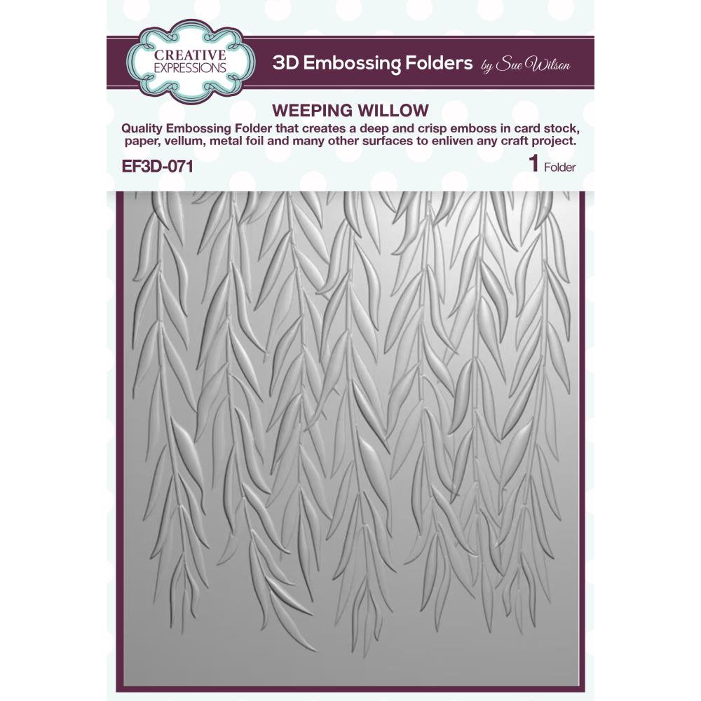 Creative Expressions Embossing Folder - Weeping Willow