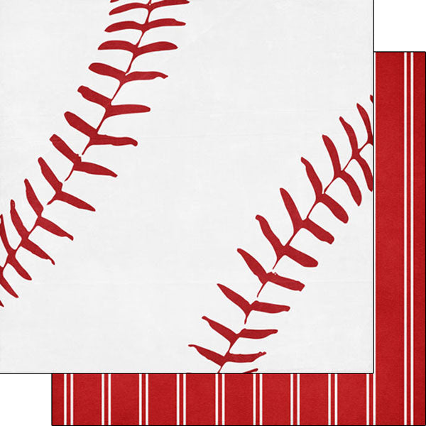 Scrapbook Customs 12x12 Paper - Baseball Life