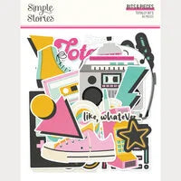 Simple Stories  Ephemera  [Collection] -Totally 80's