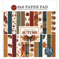 Carta Bella 6x6 Paper Pad  [Collection] - Here Comes Autumn