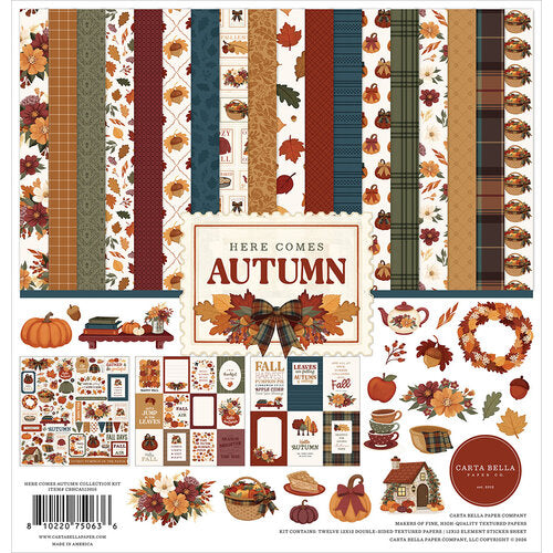 Carta Bella 12x12 Paper [Collection] - Here Comes Autumn
