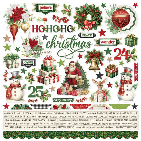 Simple Stories 12x12  Cardstock  Stickers  [Collection] - Simple Vintage Believe