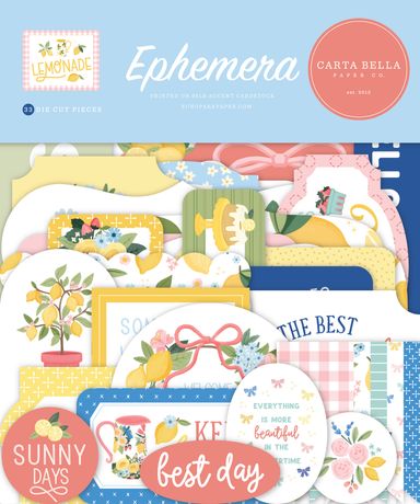 Carta Bella Ephemera   [Collection] - Lemonade