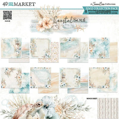 49 and Market  12x12 Paper Collection - Coastal Soul